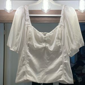 White Abercrombie & Fitch Blouse